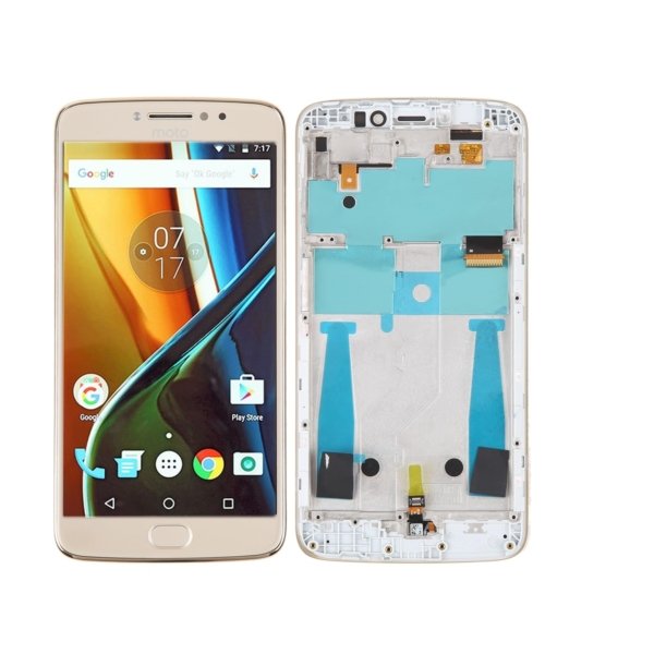 Motorola Moto G4 Play (Gold) (with Frame) LCD Display+Touch Screen Combo Folder